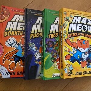 Max Meow set of 5 Hardcover Books